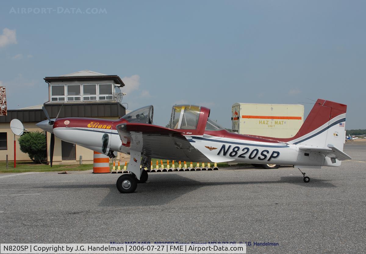 N820SP, 2000 Meyers MAC-145B C/N 260001, Micco M-145 at Tipton Airport