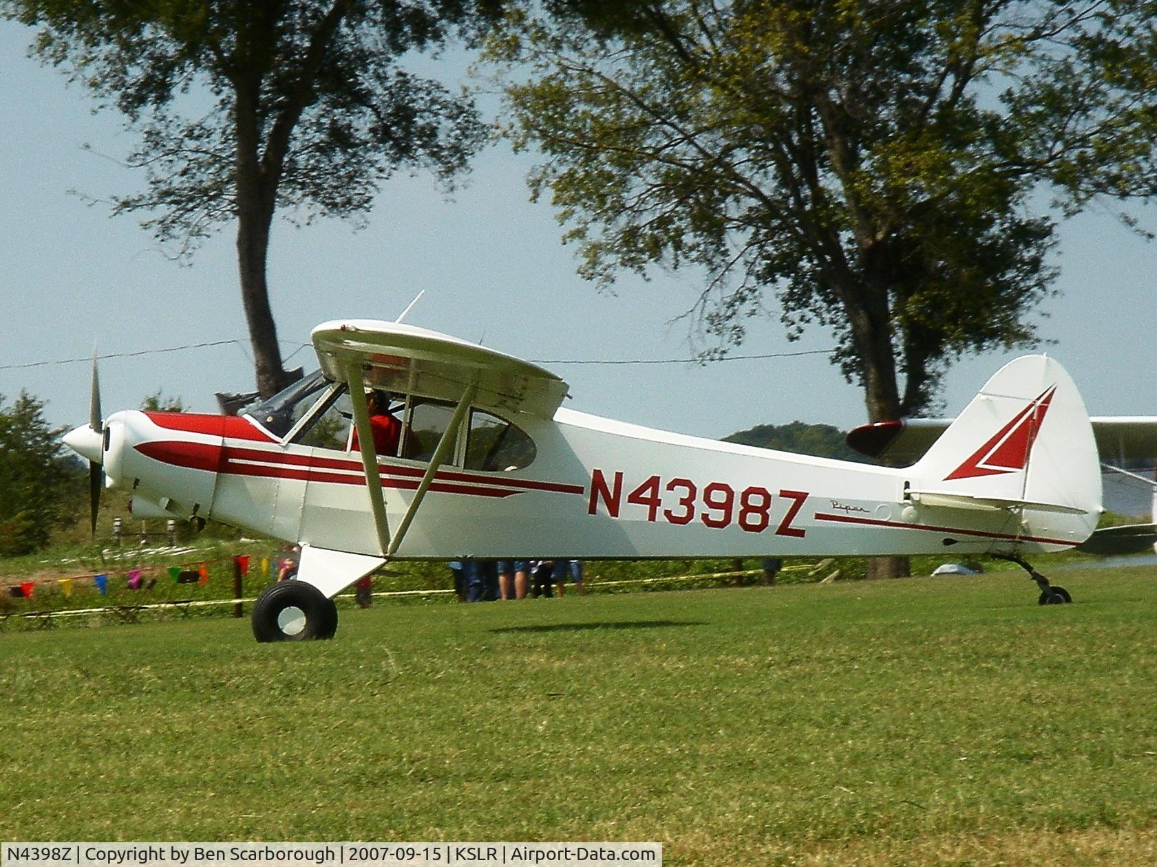 N4398Z, 1968 Piper PA-18-150 Super Cub C/N 18-8731, AT the KSLR Fly-in