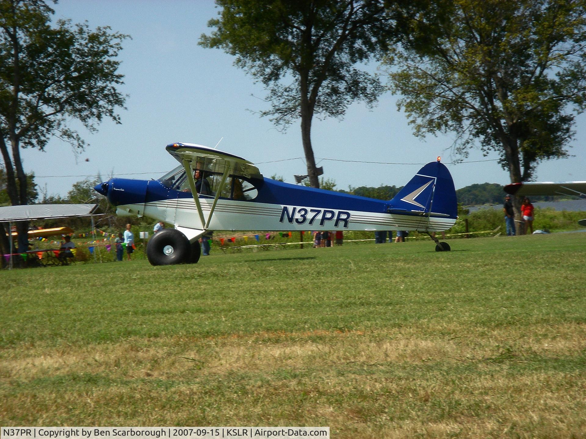 N37PR, 1950 Piper PA-18 C/N 18-90, AT the KSLR Fly-in