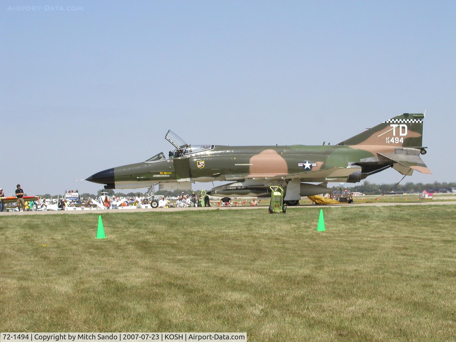 72-1494, McDonnell Douglas QF-4E Phantom II C/N 4498, EAA AirVenture 2007.