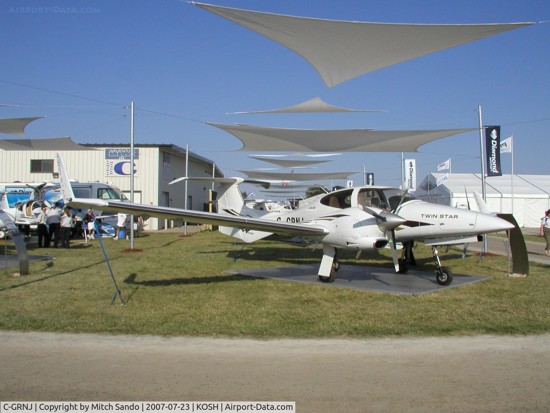 C-GRNJ, 2007 Diamond DA-42 Twin Star C/N 42.AC070, EAA AirVenture 2007.