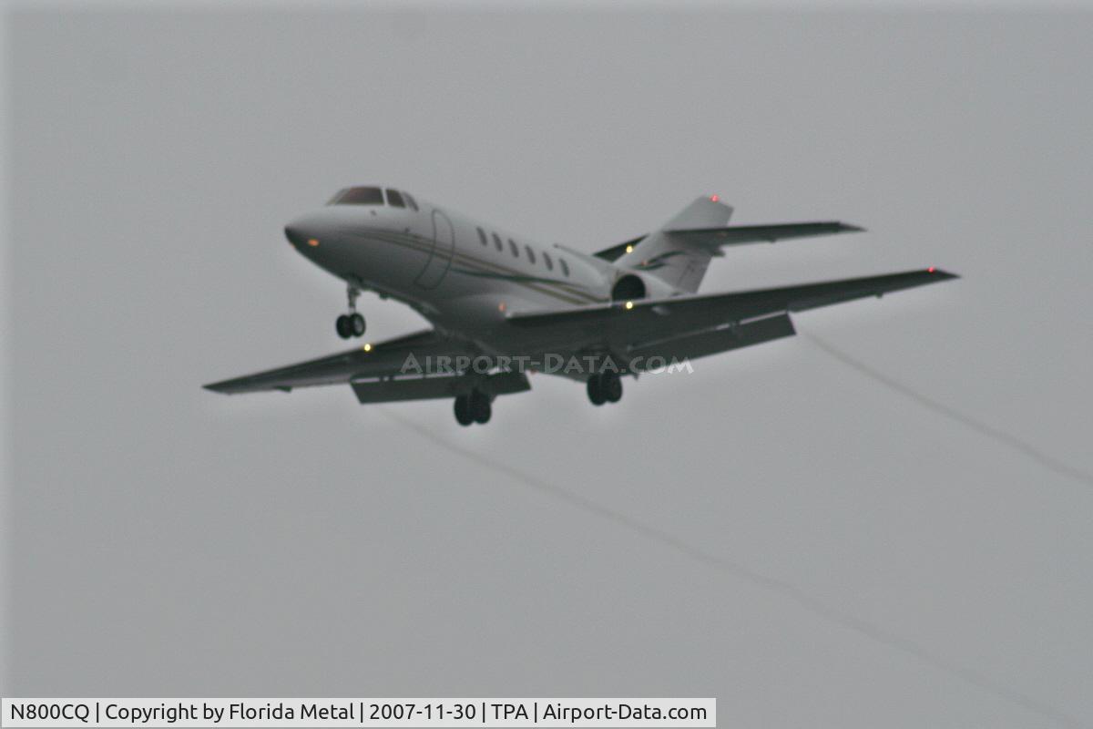 N800CQ, 2003 Raytheon Hawker 800XP C/N 258636, Hawker 800XP