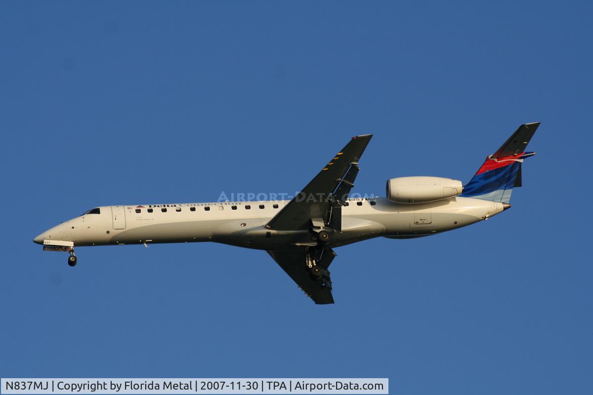 N837MJ, 2001 Embraer EMB-145LR C/N 145367, Delta Connection