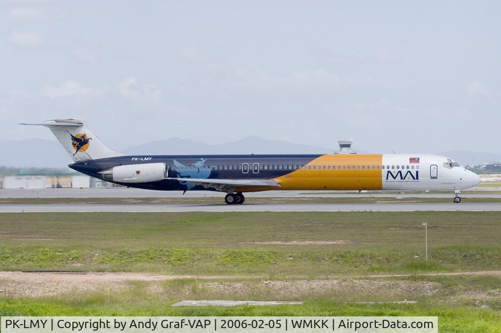 PK-LMY, 1985 McDonnell Douglas MD-82 (DC-9-82) C/N 49250, Myanmar Airlines International MD80