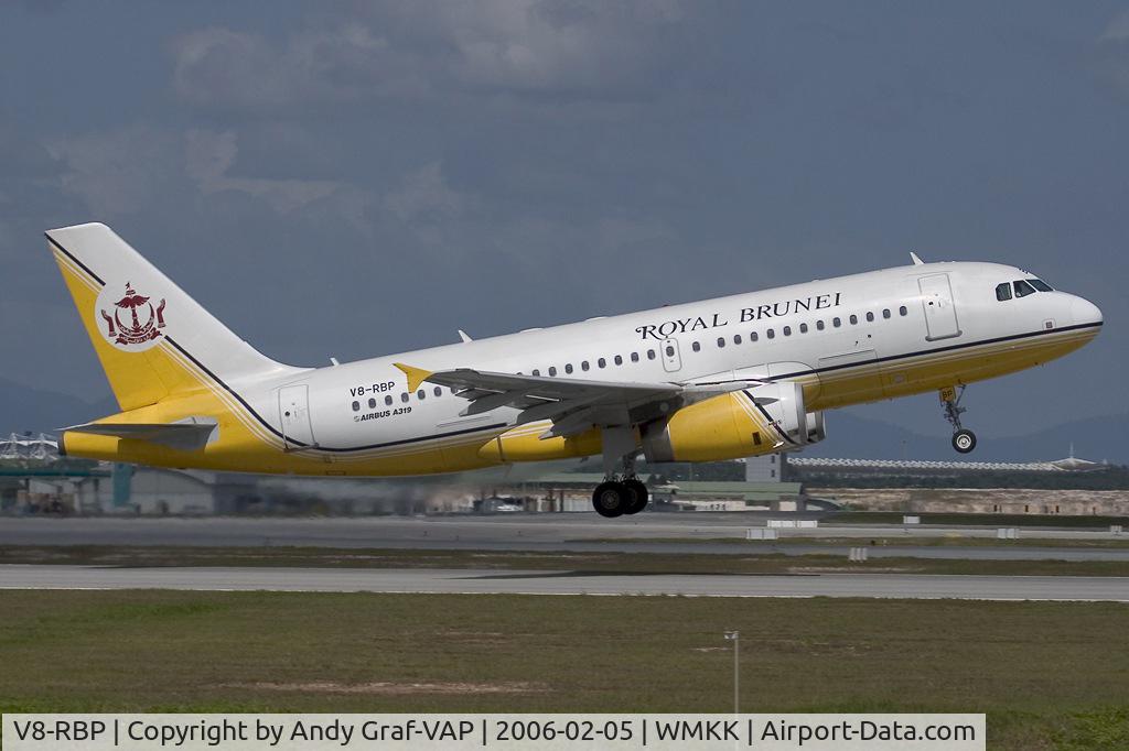 V8-RBP, 2003 Airbus A319-132 C/N 2023, Royal Brunai A319