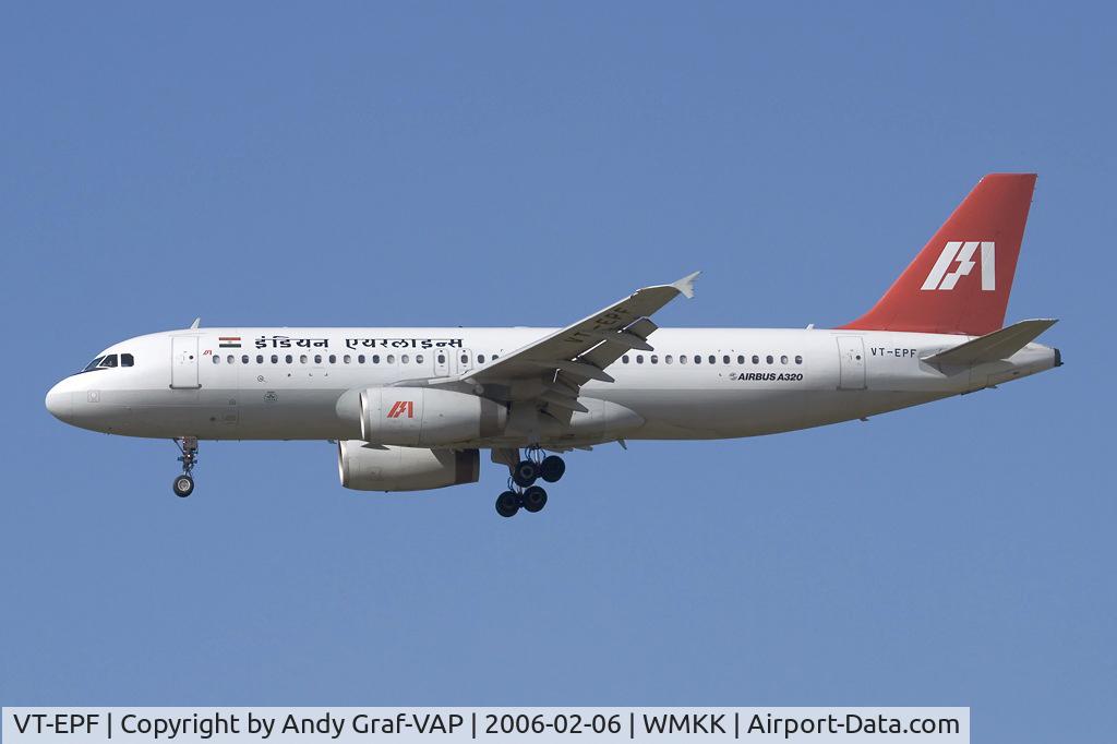 VT-EPF, 1989 Airbus A320-231 C/N 049, Indian Airlines A320