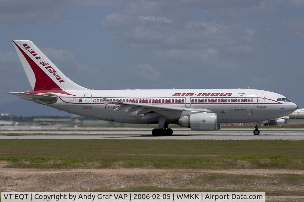 VT-EQT, 1990 Airbus A310-304 C/N 544, Air India A310-300