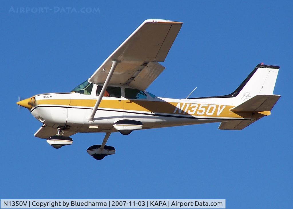 N1350V, 1976 Cessna R172K Hawk XP C/N R1722178, Approach to 17L.