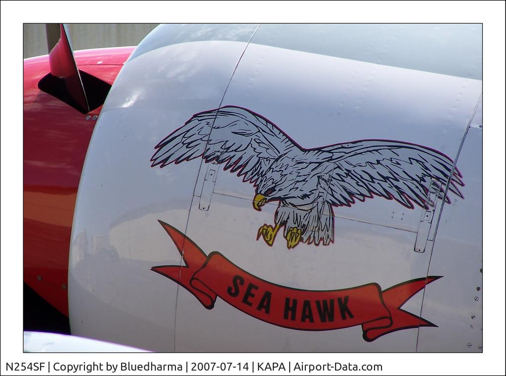 N254SF, 1956 Hawker FB60 Fury Replica C/N 37514, Nose Art Sea Hawk