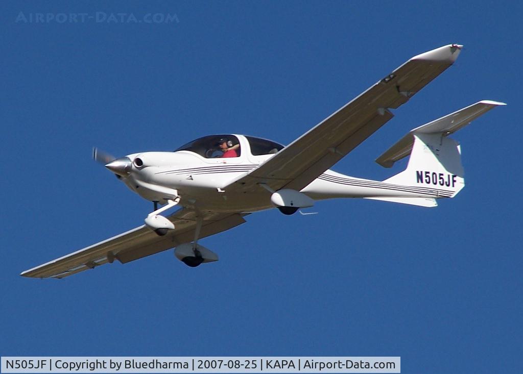 N505JF, 2005 Diamond DA-40 Diamond Star C/N 40.520, Approach to 17L