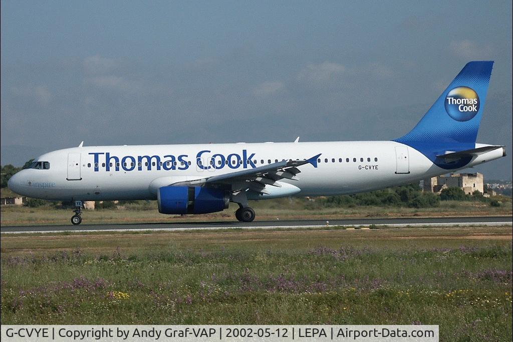 G-CVYE, 1993 Airbus A320-231 C/N 394, Thomas Cook A320