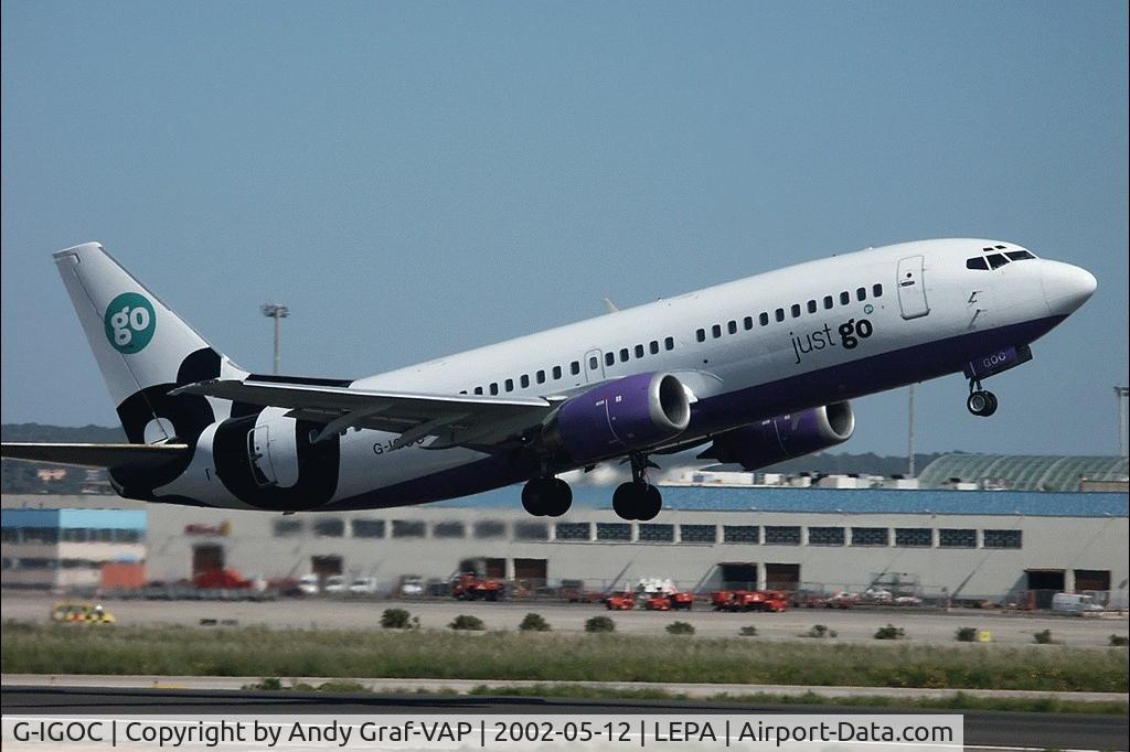 G-IGOC, 1989 Boeing 737-3Y0 C/N 24546, GO 737-300