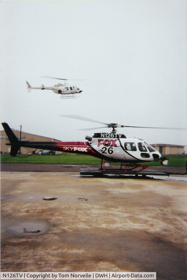 N126TV, Bell 407 C/N 53743, On the Ramp at Hooks Airport
