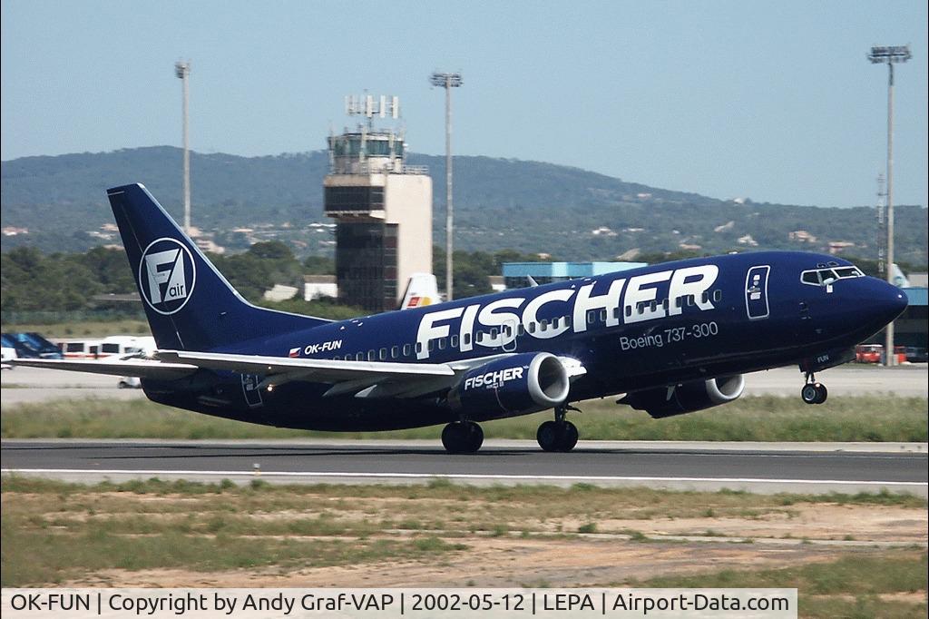 OK-FUN, 1997 Boeing 737-33A C/N 27910, Fischer Air 737-300