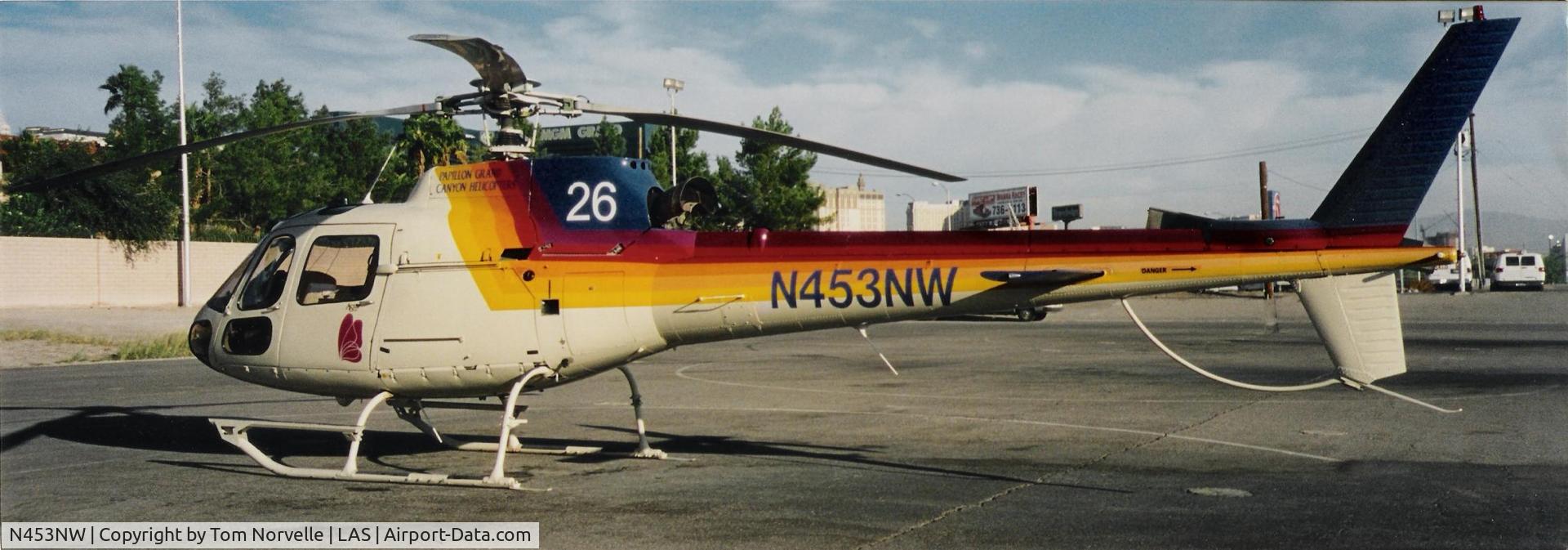 N453NW, 1991 Eurocopter AS-350B-2 Ecureuil Ecureuil C/N 2475, Papillon Helicopters Las Vegas