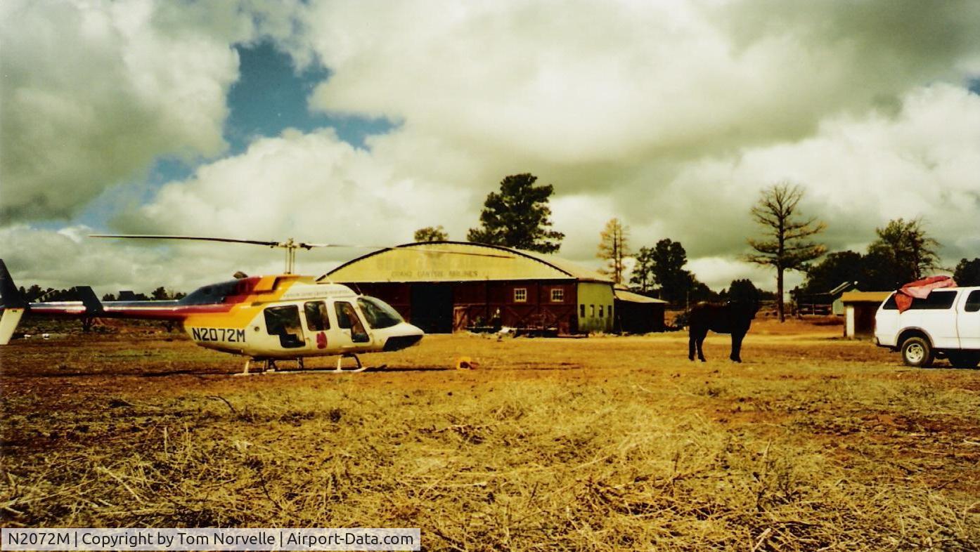 N2072M, 1982 Bell 206L-1 LongRanger II C/N 45720, Old Airport, Grand Canyon.