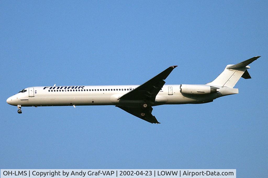 OH-LMS, 1985 McDonnell Douglas MD-83 (DC-9-83) C/N 49252, Finnair MD80