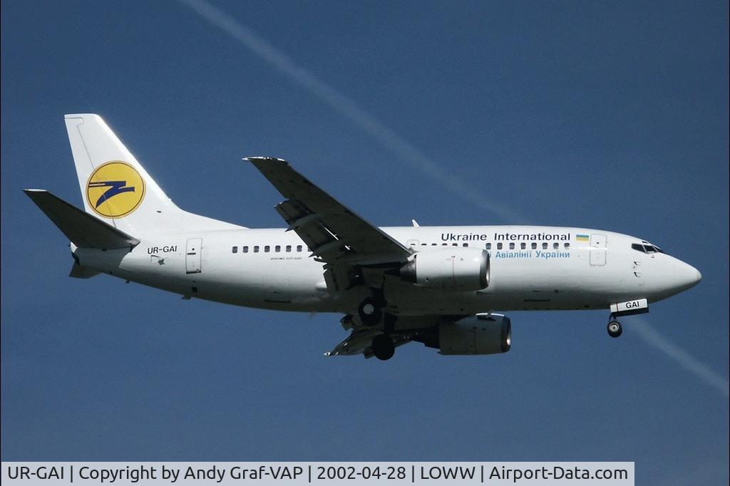 UR-GAI, 1991 Boeing 737-529 C/N 25218, Ukraine International 737-500