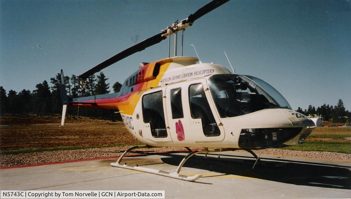 N5743C, 1980 Bell 206L-1 LongRanger II C/N 45474, Papillon Helicopters