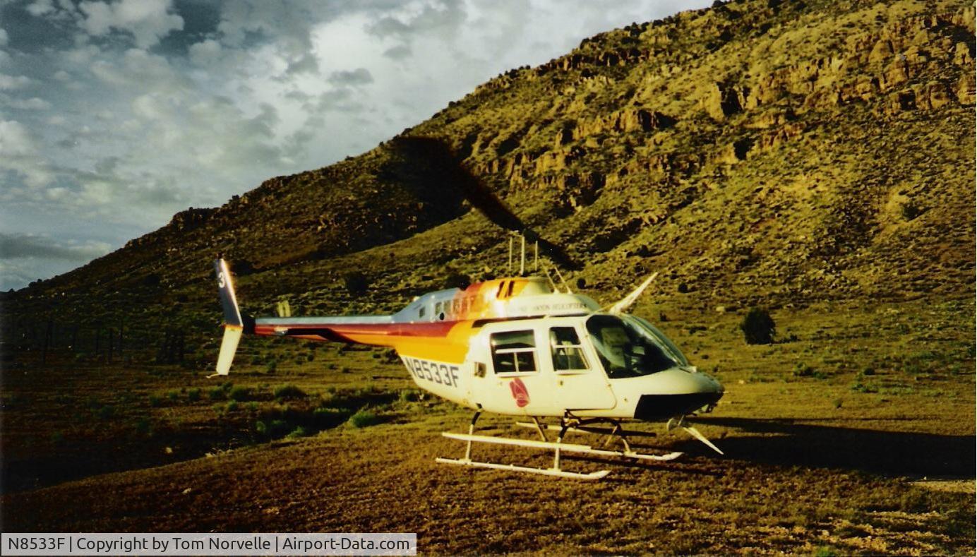 N8533F, 1968 Bell 206B JetRanger C/N 254, Bar Ten, AZ