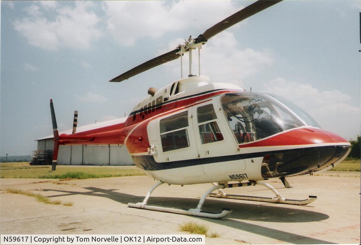 N59617, 1974 Bell 206B C/N 1517, Allied Helicopters, Tulsa, OK.