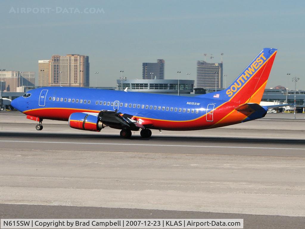 N615SW, 1995 Boeing 737-3H4 C/N 27698, Southwest Airlines / 1995 Boeing 737-3H4