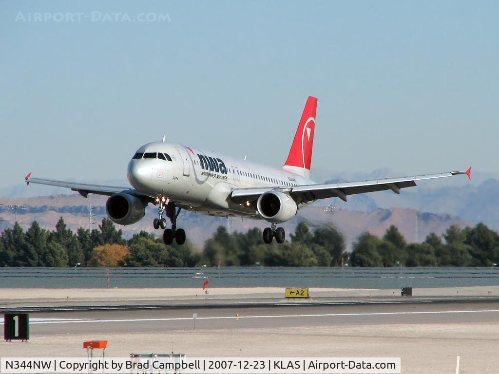 N344NW, 1993 Airbus A320-212 C/N 388, Northwest Airlines / 1997 Airbus Industrie A320-232