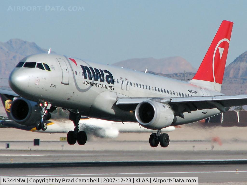 N344NW, 1993 Airbus A320-212 C/N 388, Northwest Airlines / 1997 Airbus Industrie A320-232
