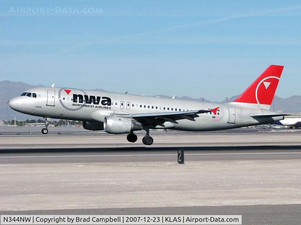 N344NW, 1993 Airbus A320-212 C/N 388, Northwest Airlines / 1997 Airbus Industrie A320-232