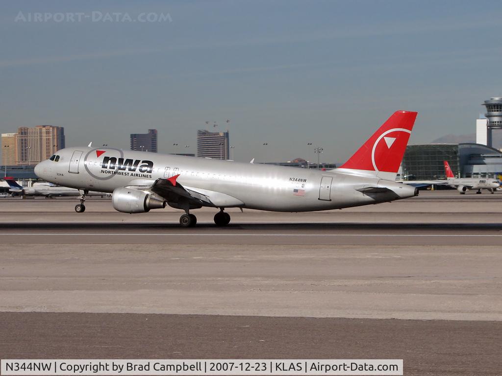 N344NW, 1993 Airbus A320-212 C/N 388, Northwest Airlines / 1997 Airbus Industrie A320-232