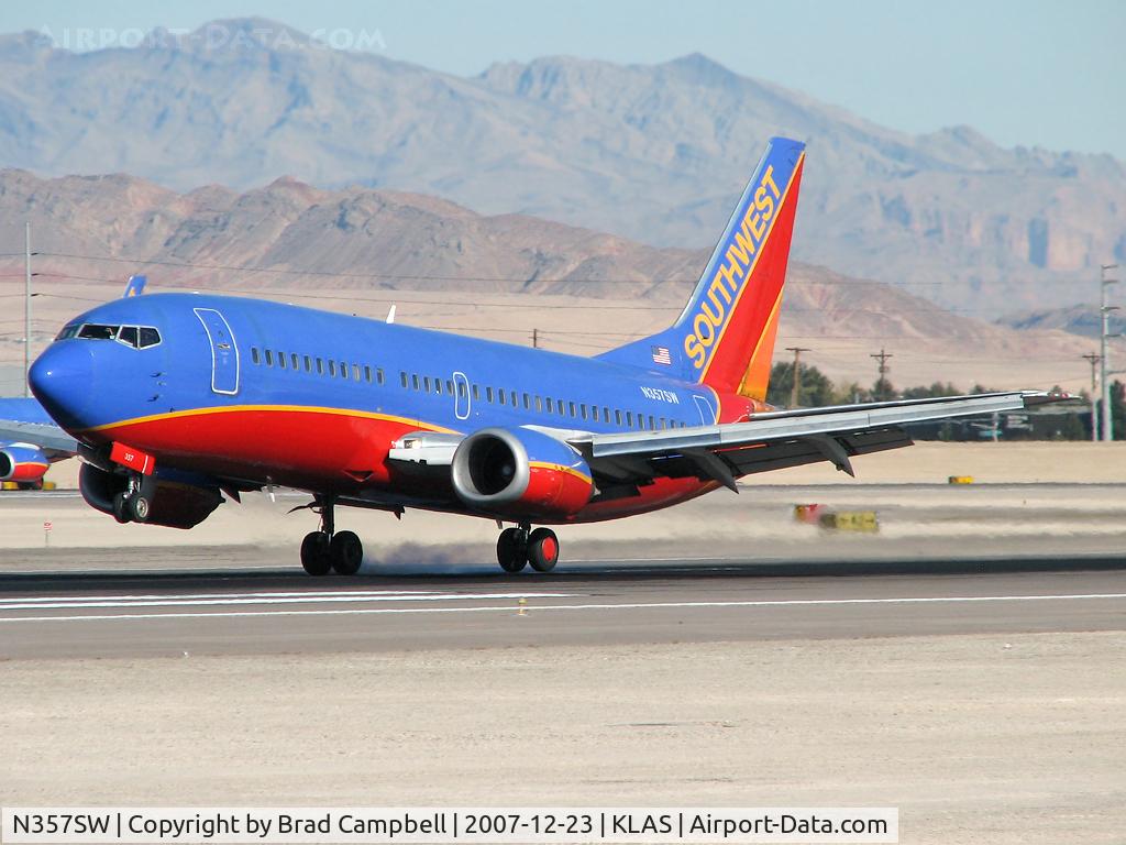 N357SW, 1992 Boeing 737-3H4 C/N 26594, Southwest Airlines / 1992 Boeing 737-3H4