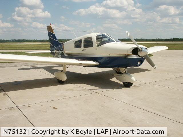 N75132, 1976 Piper PA-28-140 C/N 28-7625202, Piper Cherokee 140 N75132