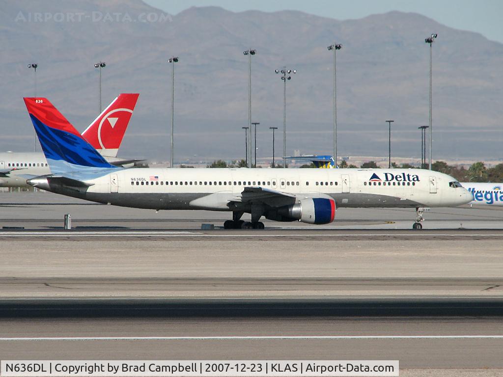 N636DL, 1988 Boeing 757-232 C/N 23763, Delta Airlines / 1988 Boeing 757-232