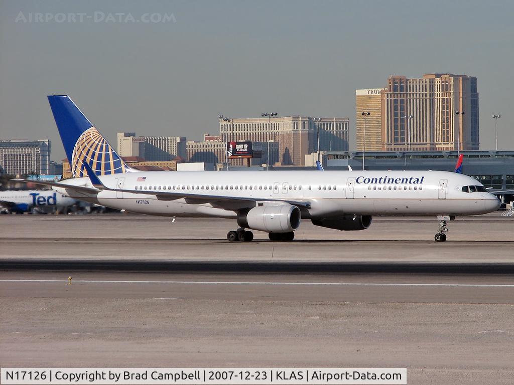 N17126, 1998 Boeing 757-224 C/N 27566, Continental Airlines / 1998 Boeing 757-224