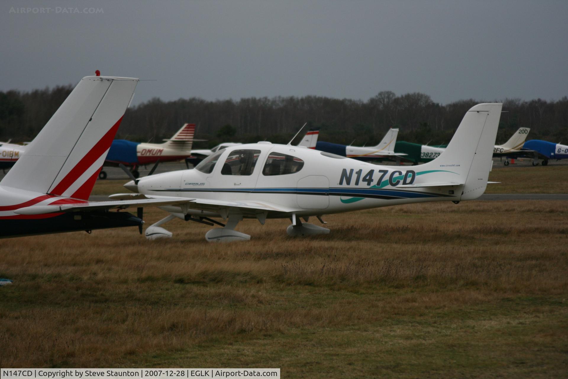 N147CD, 2000 Cirrus SR20 C/N 1043, Taken at Blackbushe Airport 28th December 2007