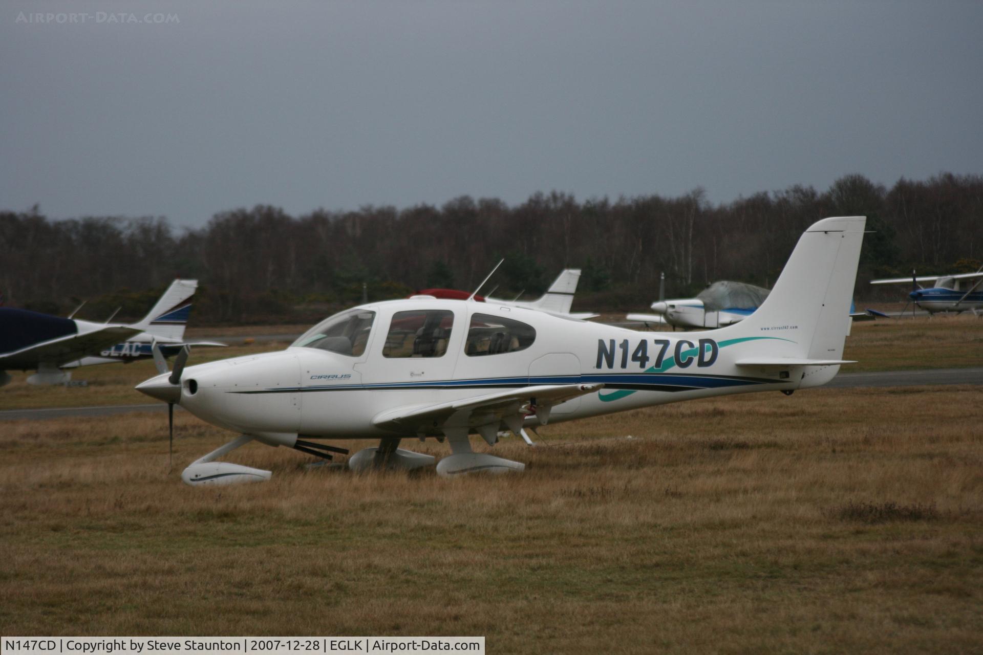 N147CD, 2000 Cirrus SR20 C/N 1043, Taken at Blackbushe Airport 28th December 2007
