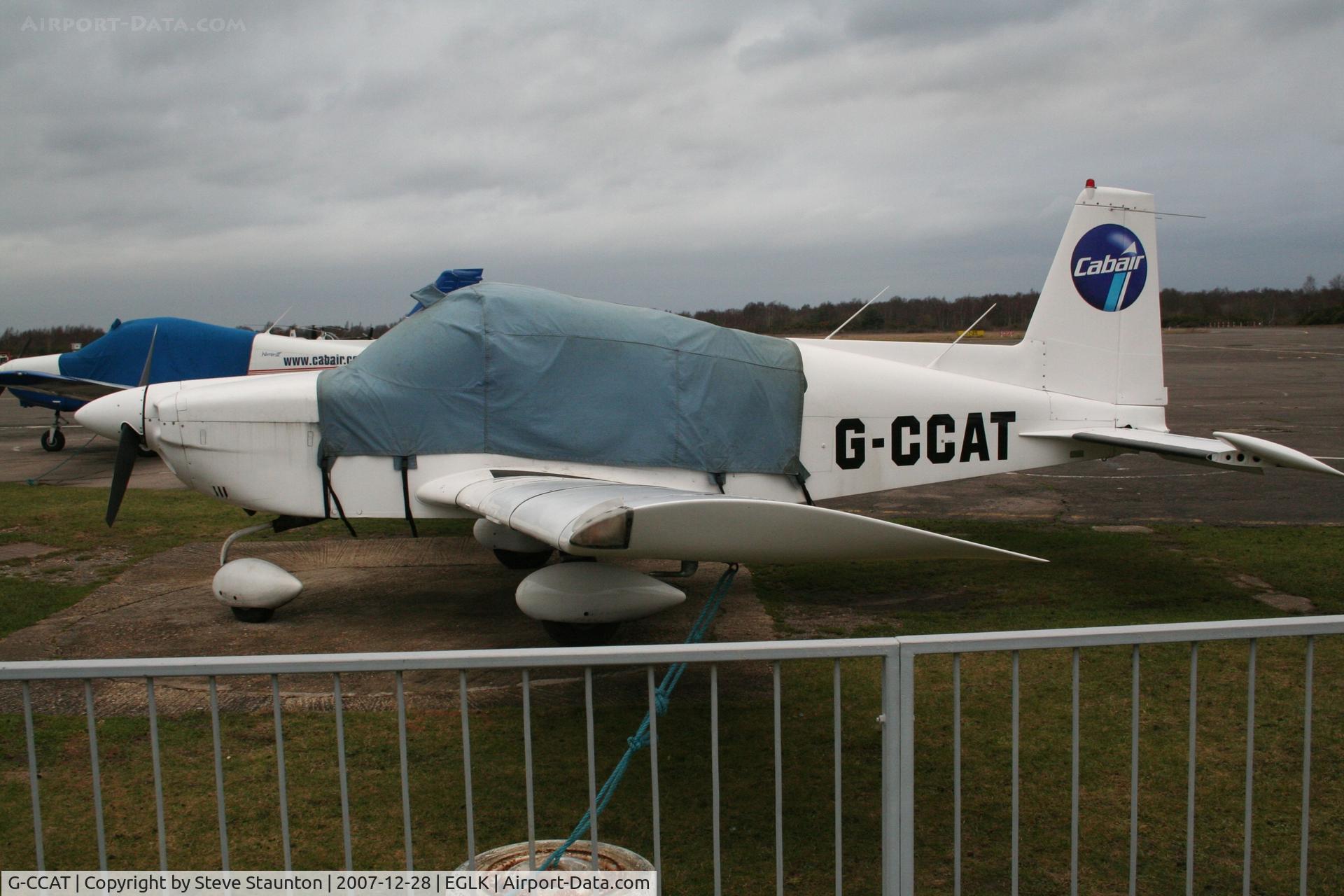 G-CCAT, 1979 Gulfstream American AA-5A Cheetah C/N AA5A-0893, Taken at Blackbushe Airport 28th December 2007