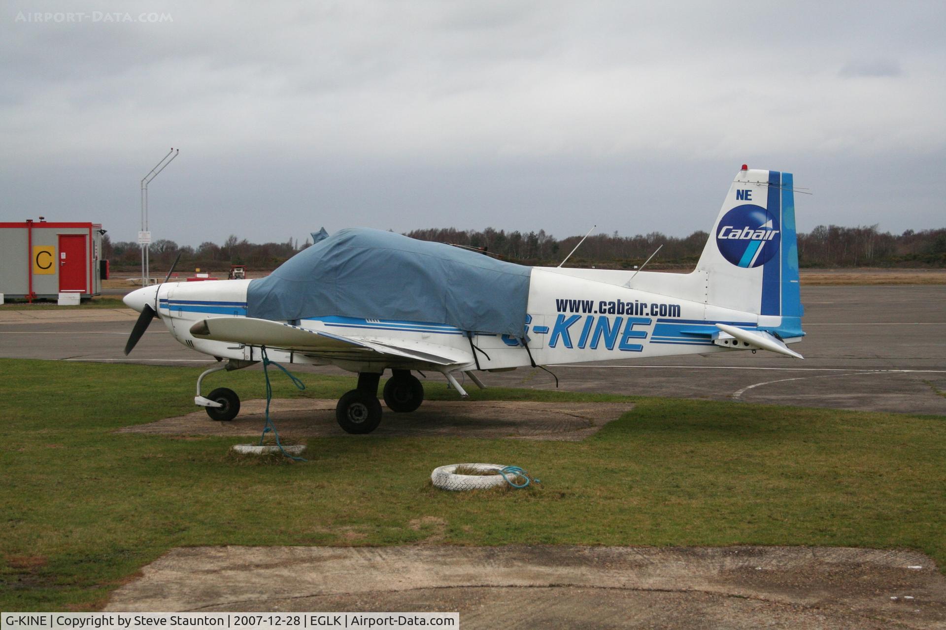 G-KINE, 1979 Gulfstream American AA-5A Cheetah C/N AA5A-0896, Taken at Blackbushe Airport 28th December 2007
