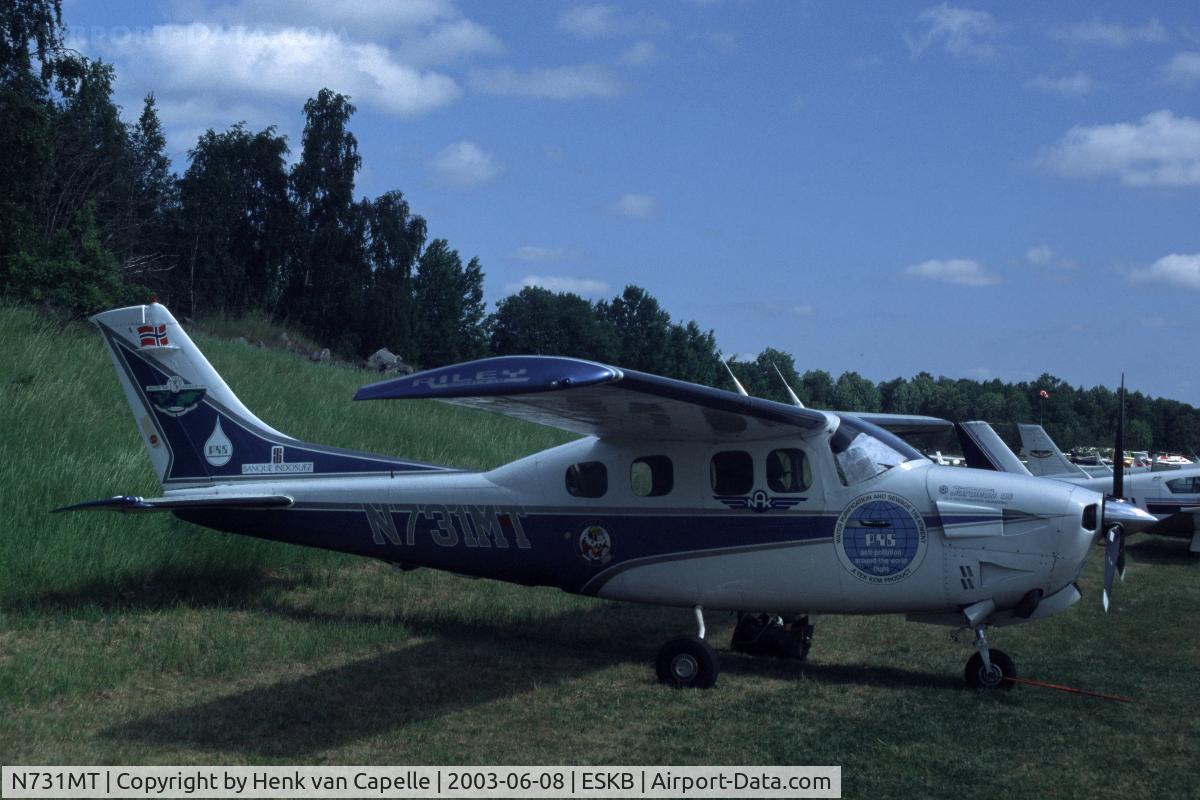 N731MT, 1980 Cessna P210N Pressurised Centurion C/N P21000497, N731MT at Barkarby, Sweden