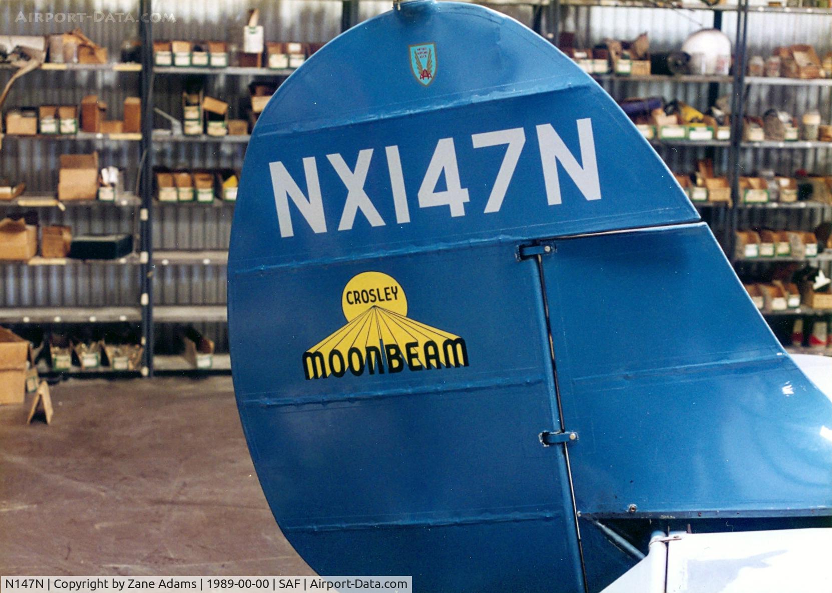 N147N, 1928 Crosley Moonbeam 2-POLB C/N 4, 1928 Crosley Moonbeam at Santa Fe, NM