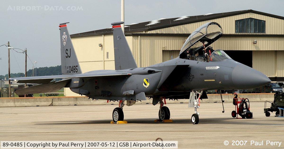 89-0485, 1989 McDonnell Douglas F-15E Strike Eagle C/N 1132/E107, Gorgeous...the Strike Eagle Demo Bird