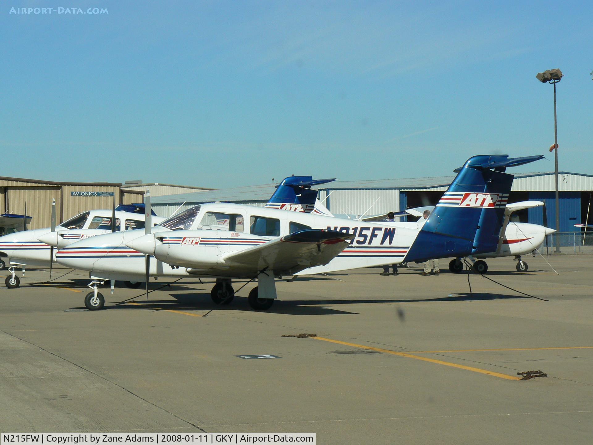 N215FW, Piper PA-44-180 Seminole C/N 447995056, ATP Flight Training At Arlington Municipal