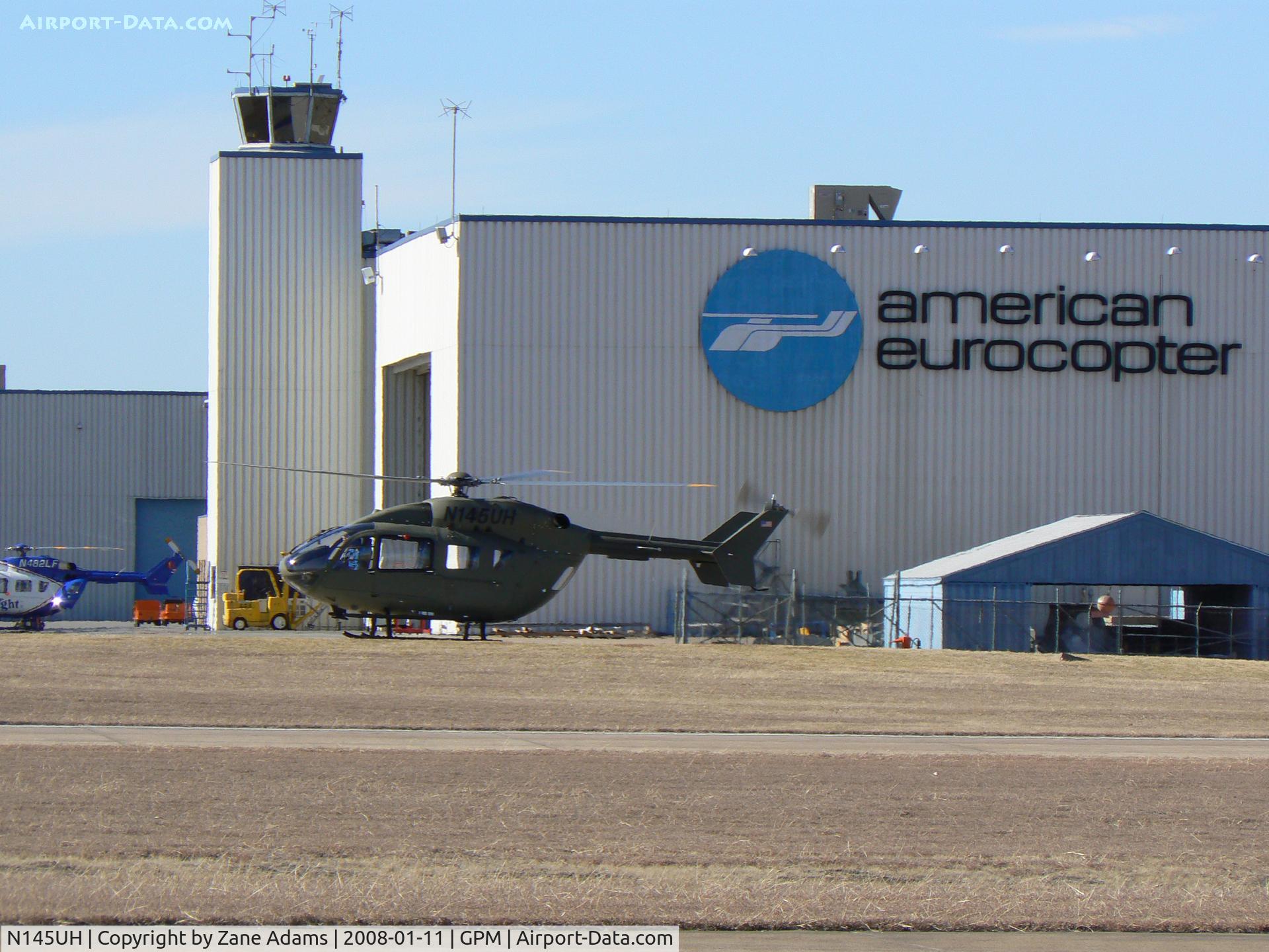 N145UH, 2004 Eurocopter-Kawasaki EC-145 (BK-117C-2) C/N 9053, At American Eurocopter Grand Prairie, TX