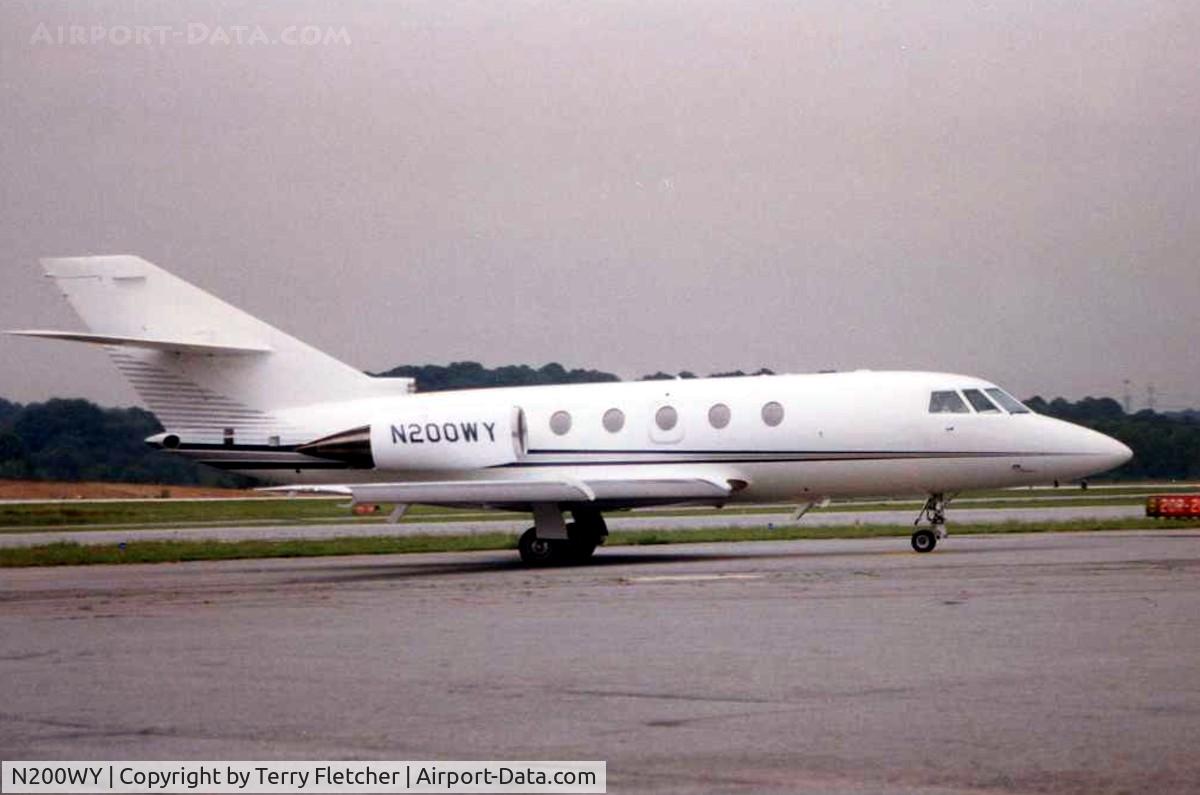 N200WY, 1987 Dassault Falcon 200 (20H) C/N 509, Falcon 20 subsequently registered PR-SMT