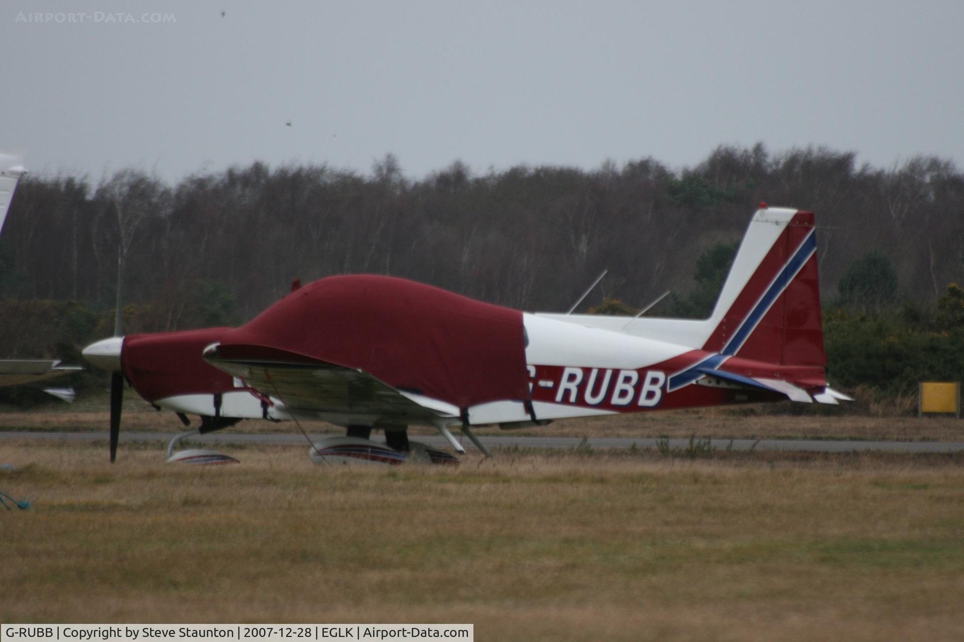 G-RUBB, 1978 Grumman American AA-5B Tiger C/N AA5B-0928, Taken at Blackbushe Airport 28th December 2007