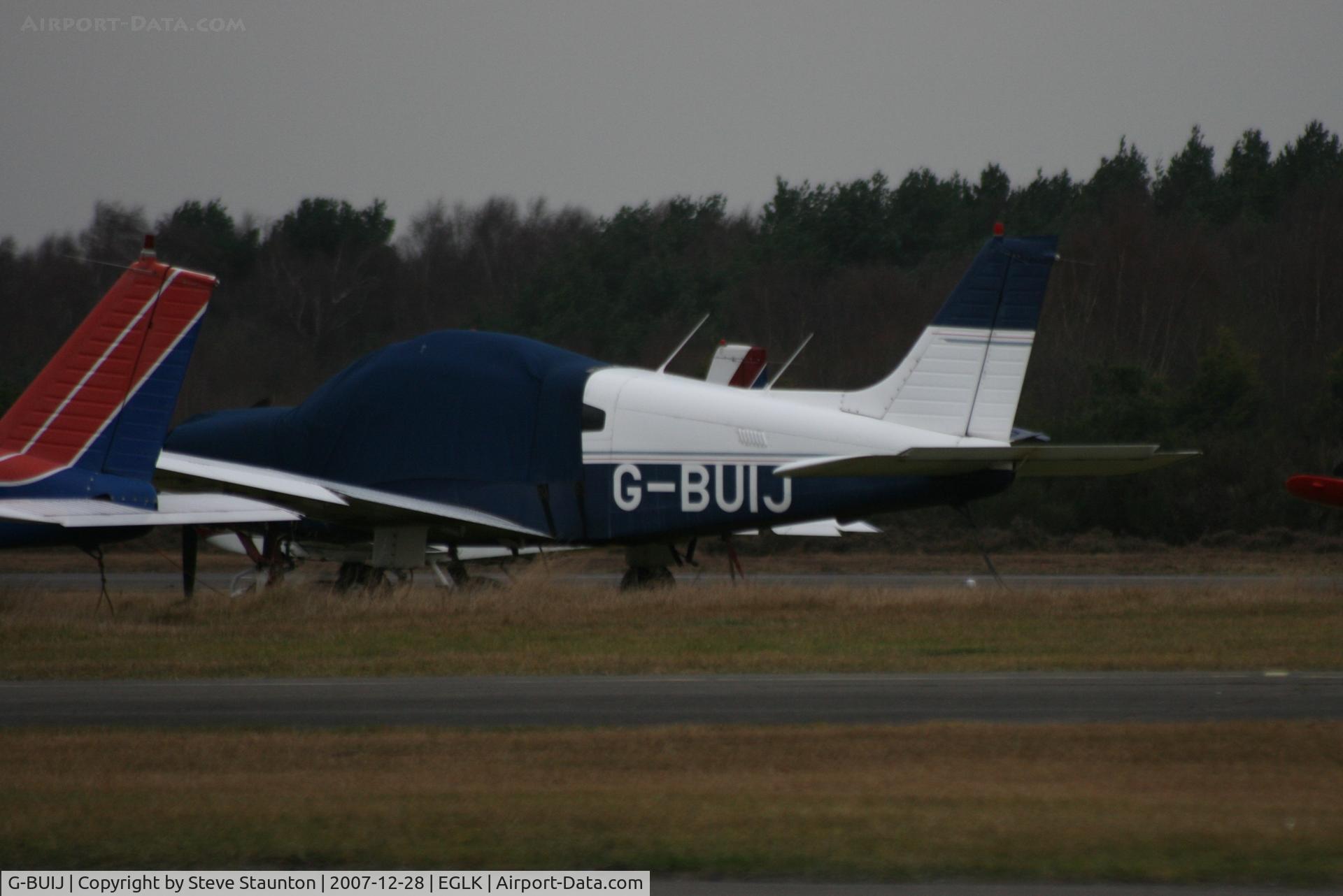 G-BUIJ, 1981 Piper PA-28-161 C/N 28-8116210, Taken at Blackbushe Airport 28th December 2007