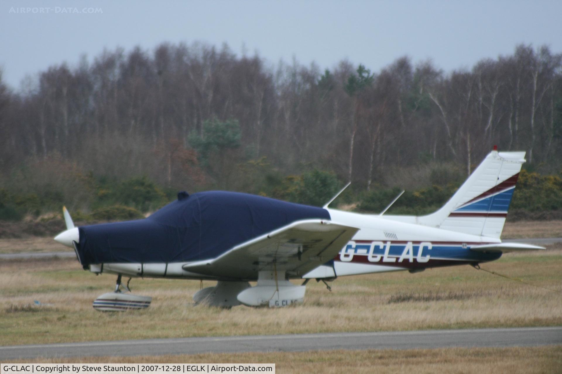 G-CLAC, 1981 Piper PA-28-161 Cherokee Warrior II C/N 28-8116241, Taken at Blackbushe Airport 28th December 2007