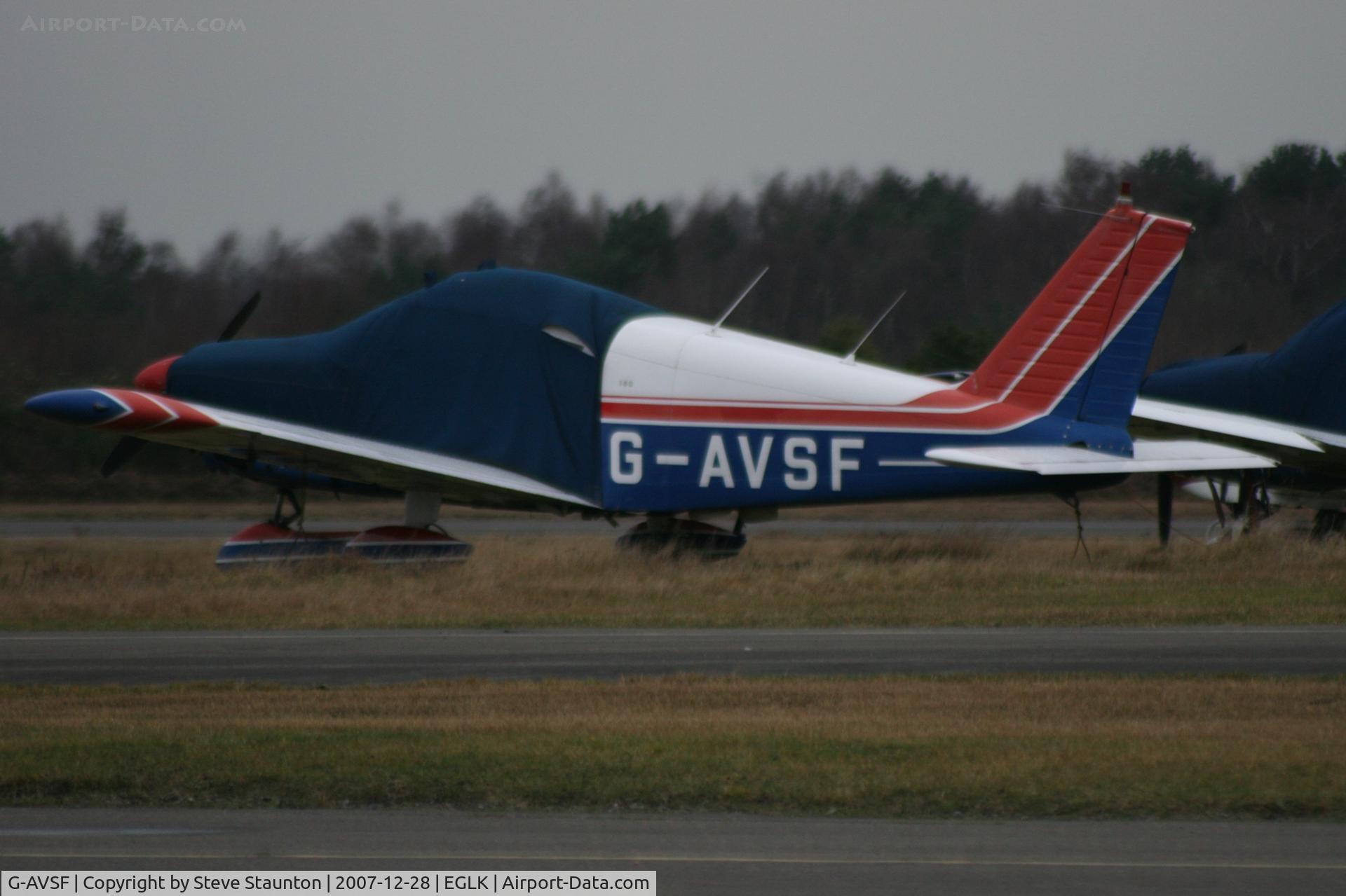 G-AVSF, 1967 Piper PA-28-180 Cherokee C/N 28-4197, Taken at Blackbushe Airport 28th December 2007