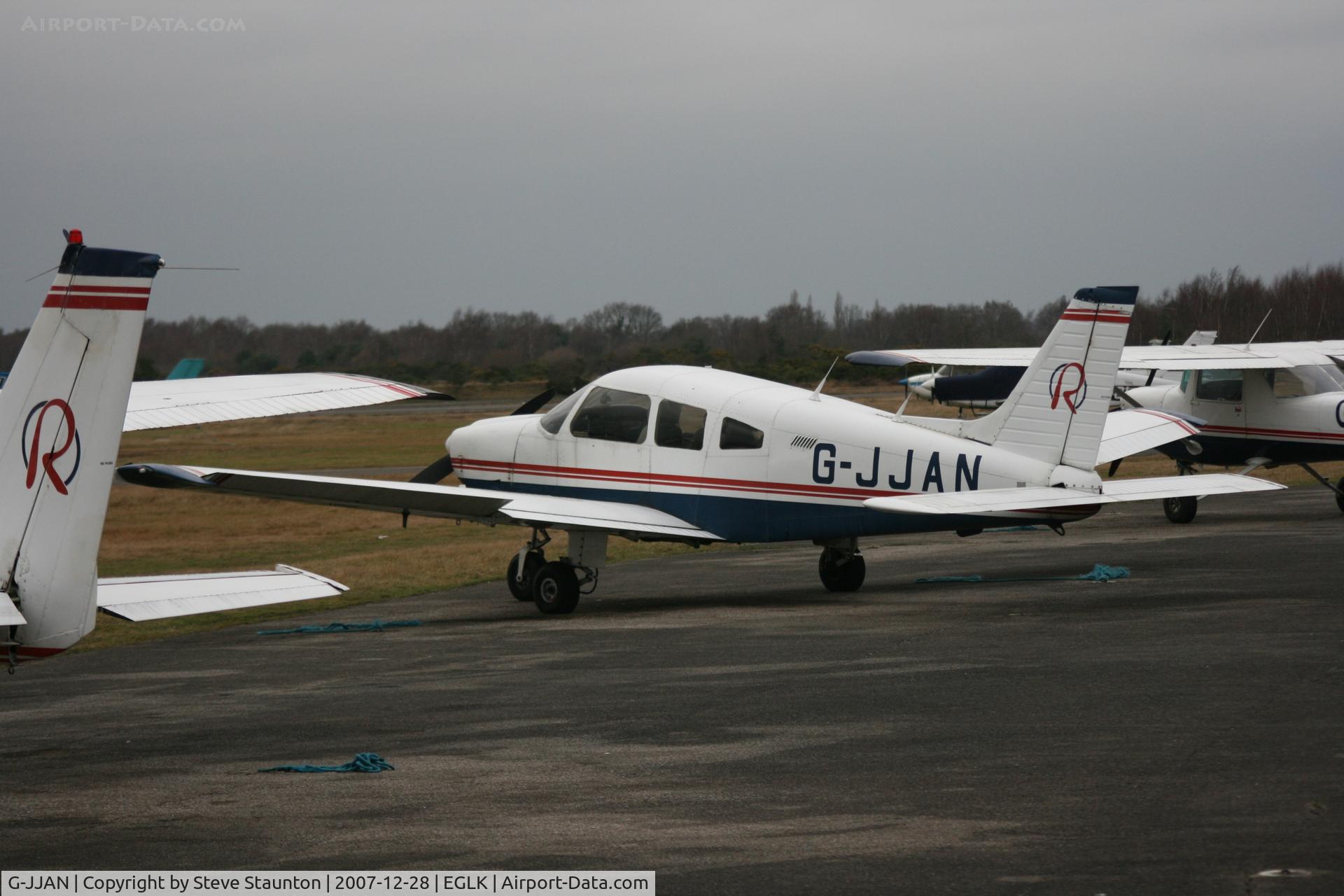 G-JJAN, 1986 Piper PA-28-181 Cherokee Archer II C/N 28-90007, Taken at Blackbushe Airport 28th December 2007