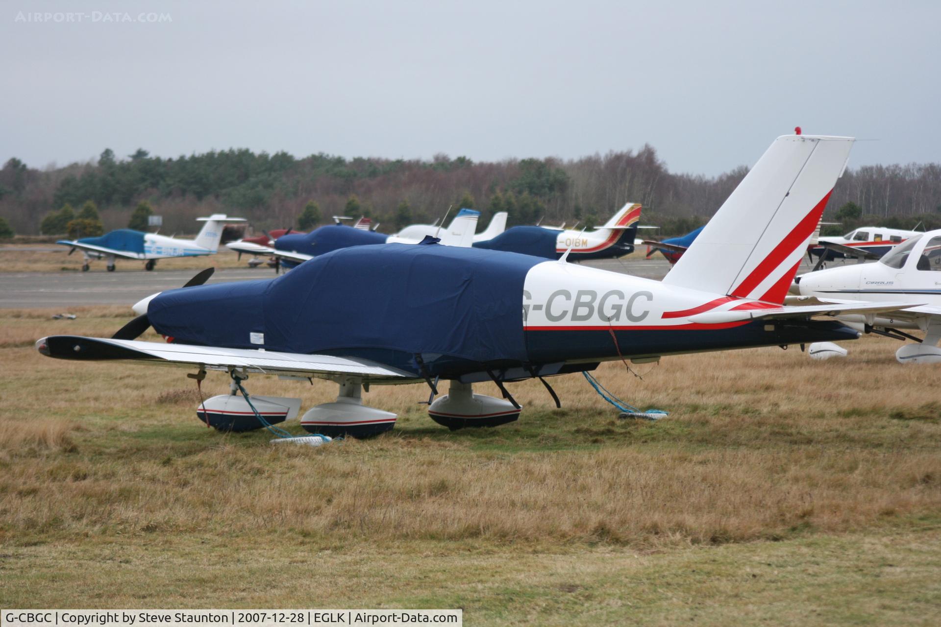 G-CBGC, 1993 Socata TB-10 Tobago C/N 1584, Taken at Blackbushe Airport 28th December 2007
